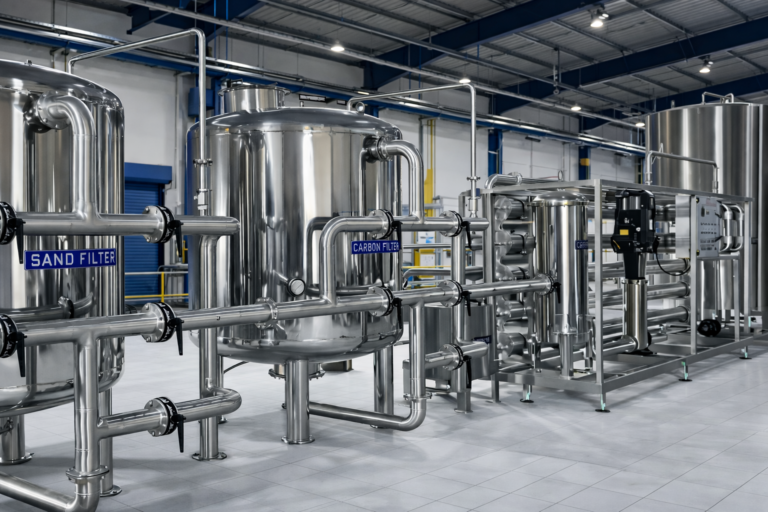 RO 1,000 LPH Packaged Drinking Water Plant